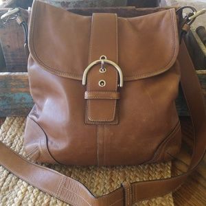 Authentic Leather Coach Bag